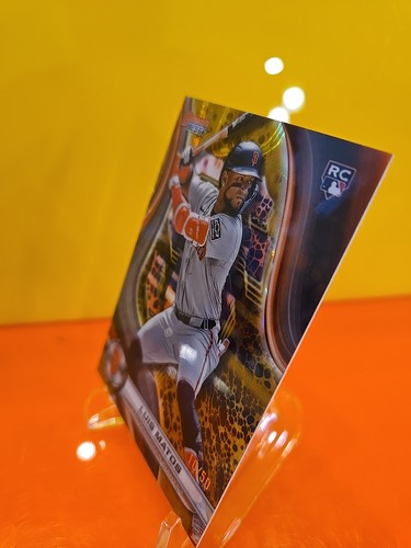 2024 Bowman's Best Luis Matos Gold Refractor /50 San Francisco Giants Rookie RC - Picture 11 of 12