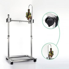 Adjustable Bird Perch Parrots Bird Playground Birdcage Bird Stand Rack