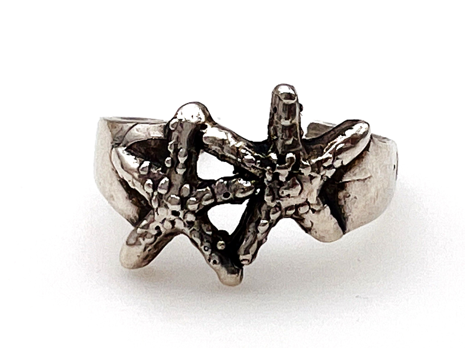 Handcrafted Sterling Silver Adjustable Starfish T… - image 1