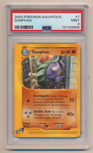 Donphan graded PSA 9 for sale on eBay