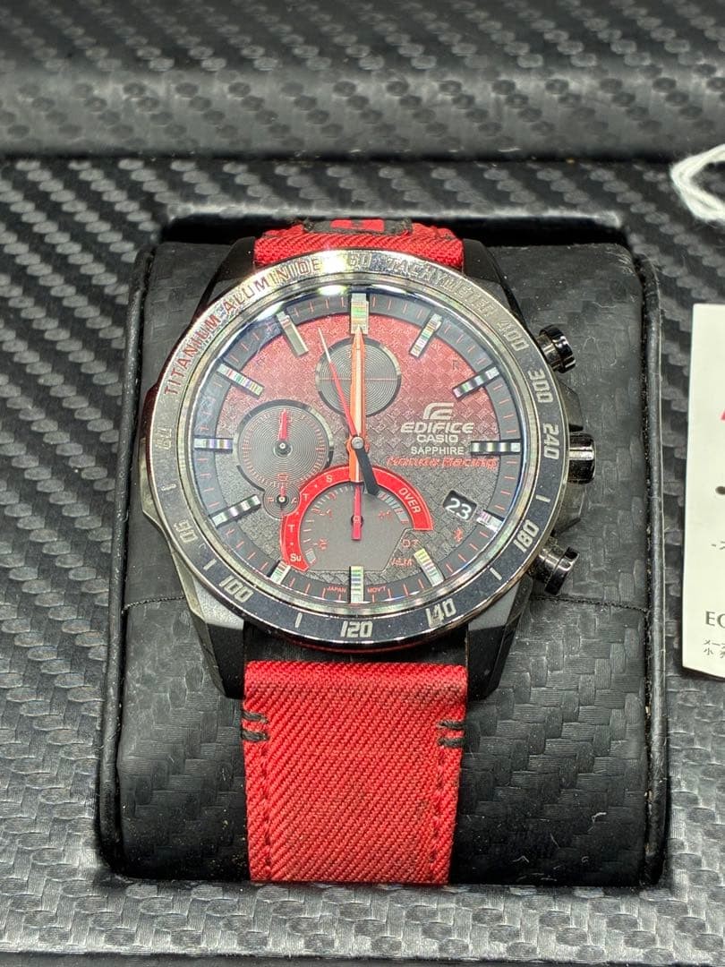 CASIO Honda Racing EDIFICE Limited Watch Wristwatch With box Used