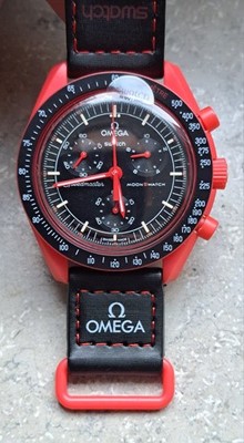 Omega x Swatch MoonSwatch Mission to Mars Red Chronograph Full Set Swiss Made