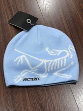 Arc'teryx Bird Head Toque Beanie Light Blue Merino Wool Winter Hat NWT