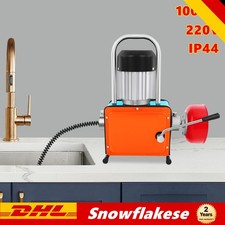 1000W Elektrische Rohrreinigungsmaschine Rohrreiniger Rohrreinigungsspirale