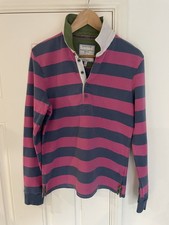 JOULES Women’s Striped Rugby Shirt UK 10 Long Sleeve No 15 Multicoloured