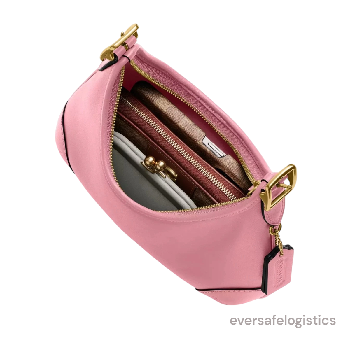 Coach Official Hamptons Hobo Bag CW642 B4OUS True Pink