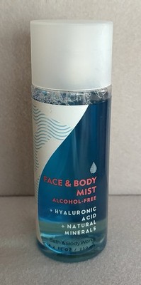 Bath & Body Works Hyaluronic Acid Face and Body Mist Spray 8.4 oz Alcohol Free