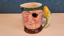 Lancaster Sandland Vintage Small Toby Character Jug Pirate & Parrot Collectable