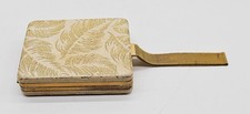 Zell Gold Wristlet Cigarette + Makeup Comb Case Wrist Purse Vintage Minaudière