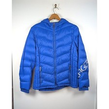 Tommy Hilfiger Duck Down Puffer Jacket Women's Size XL Packable Winter Hooded