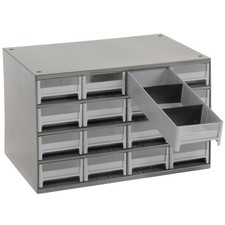 AKRO-MILS Industrial Parts Cabinet - 17x11x11" - 16 4x10-1/2x2-1/8" Drawers