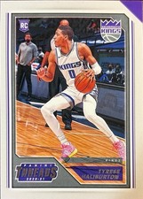 Tyrese Haliburton Threads 20-21 #91 Rookie Card Sacramento Kings