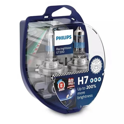 Philips Racing Vision GT200 H7 Headlight Bulbs Twin Pack - Image 1 of 3