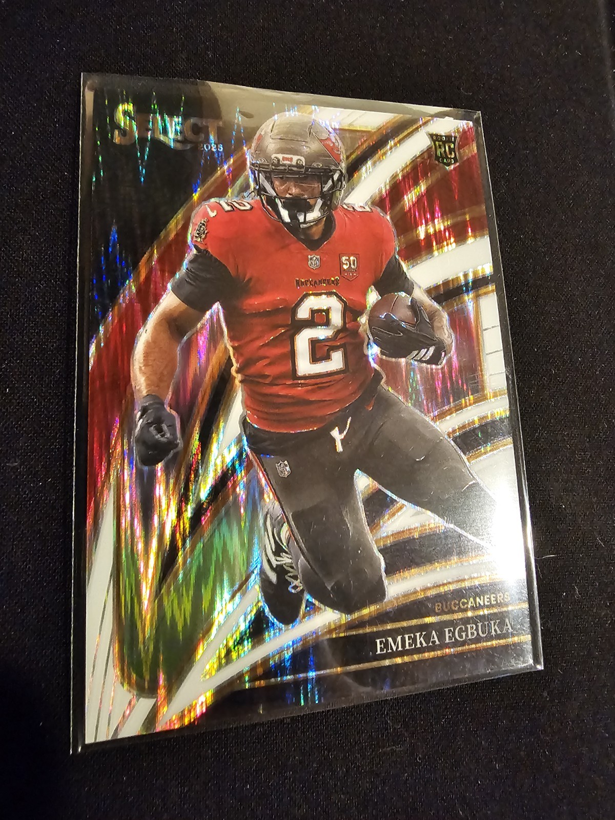 2025 Panini Select - Club Level Emeka Egbuka #237 White /799 (RC) Buccaneers
