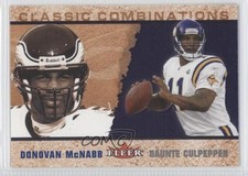 2002 Fleer Tradition Classic Combinations Donovan McNabb Daunte Culpepper 0t6