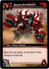 Kurao Stormheart ScourgeWar 183 / 270Poola Parente World of Warcraft CCG TCG