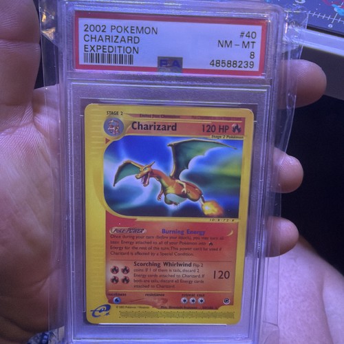 Charizard graded PSA 8 for sale on eBay