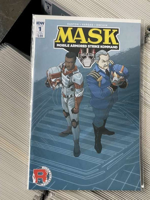 Mobile Armored Strike Command M.A.S.K # 1 1:25 Cover NM IDW Mask # 1