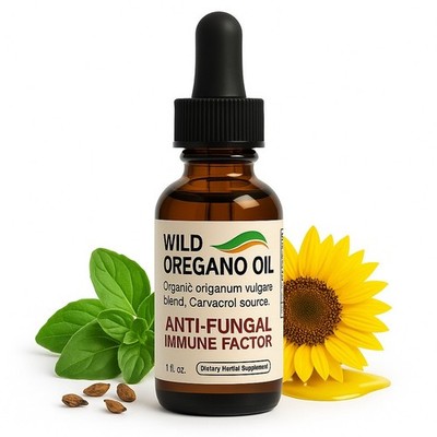 Organic Oil of Oregano wild chavacrol Vegan, USDA Certified Carvacrol