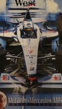 F1 David Coulthard McLaren Poster 54x80cm / Rückseite Basketball Bulls vs Knicks