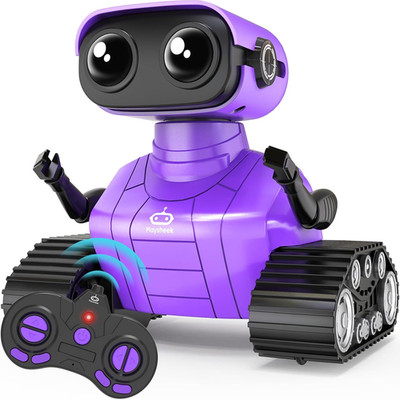Rechargeable Emo Robot with Auto-Demonstration - Remote Control Smart Robot Toy 
