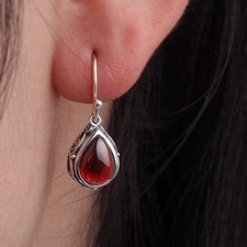 Women's Retro Teardrop Shaped Pendant Earrings Ethnic Style Alloy Eardrop