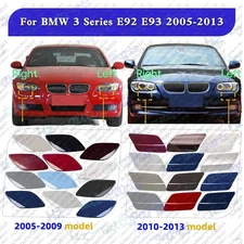 Front Headlight Washer Nozzle Cover Spray Jet Cap For BMW 3 Ser E92 E93 05-2013 