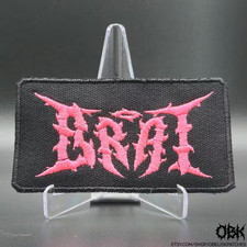 BRAT Patch  High Quality Embroidery, Durable Weatherproof Canvas