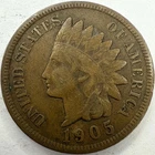 1905 Indian Head Cent Exact Coin Imaged #IND2200