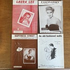 Lot~4 sheet music~Laura Lee+Fascination+Happiness Street+An Old-fashioned Waltz — photo 1
