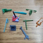 Vintage Teenage Mutant Ninja Turtles Weapons And Accessories Lot Of 9