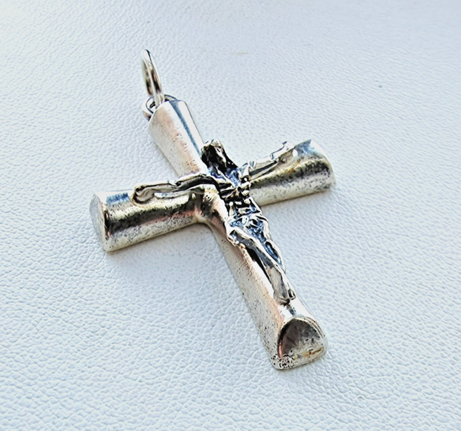VINTAGE CLASSIC  SOLID 925 STELING SILVER JESUS C… - image 10