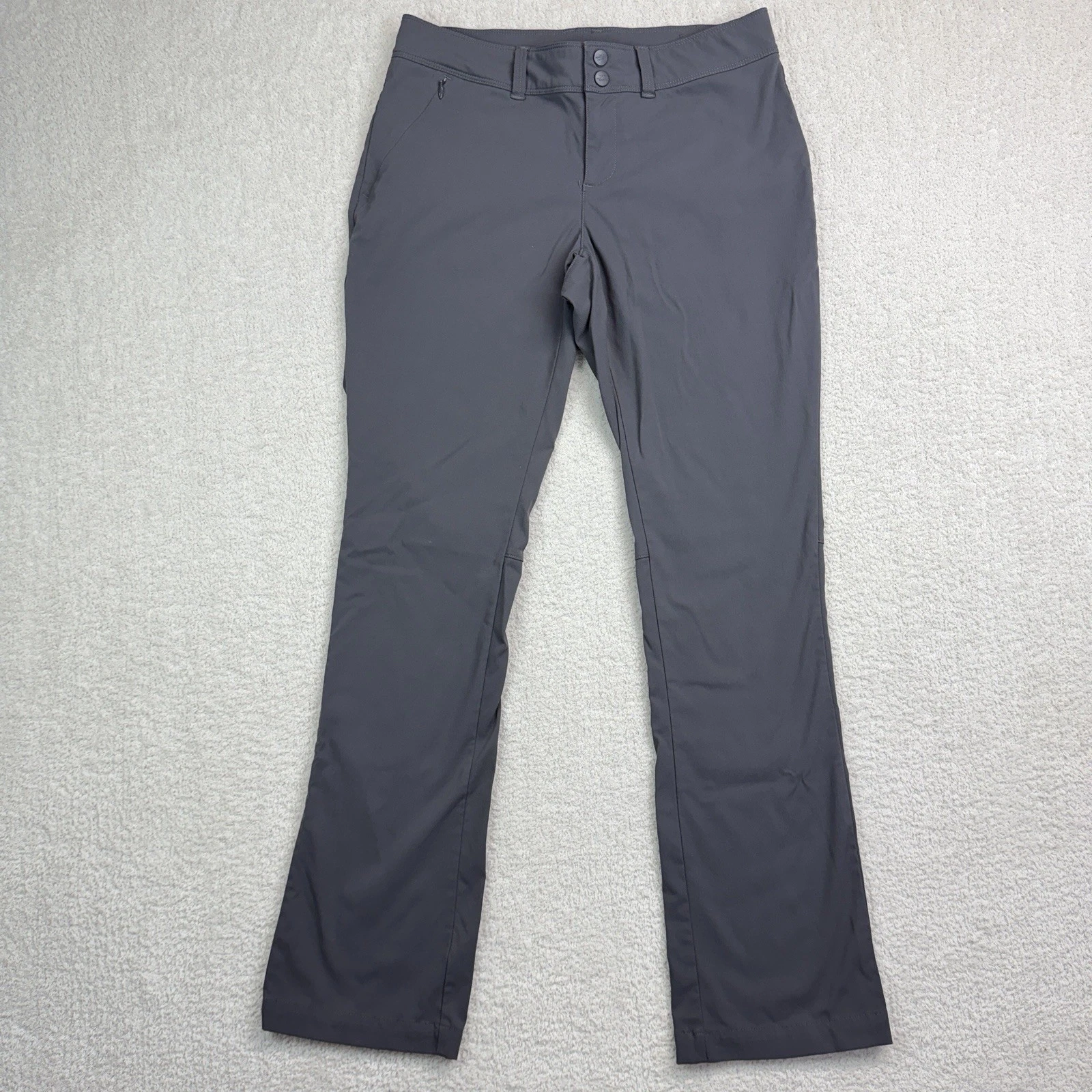 The North Face Womens Gray Stretch Hiking Nylon Pants Bootcut Size 4