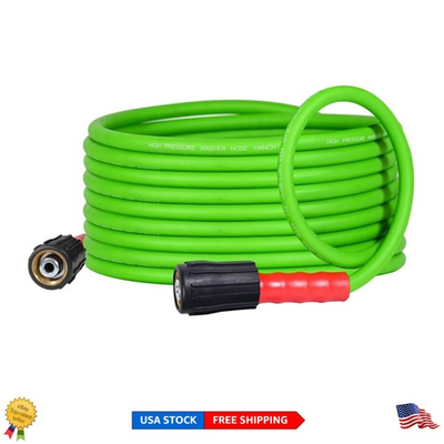#ad High Performance 25FT Pressure Washer Hose 3200 PSI Durable Kink Resistance $52.98