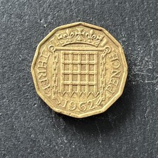 1962 British Threepence