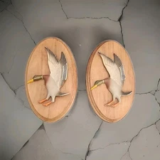 Medal Duck Plaques Whitehall Life like Products Mid-Century Hunting Outdoors