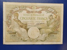 MADAGASCAR - 50 FRANCS 1937 - BANKNOTES
