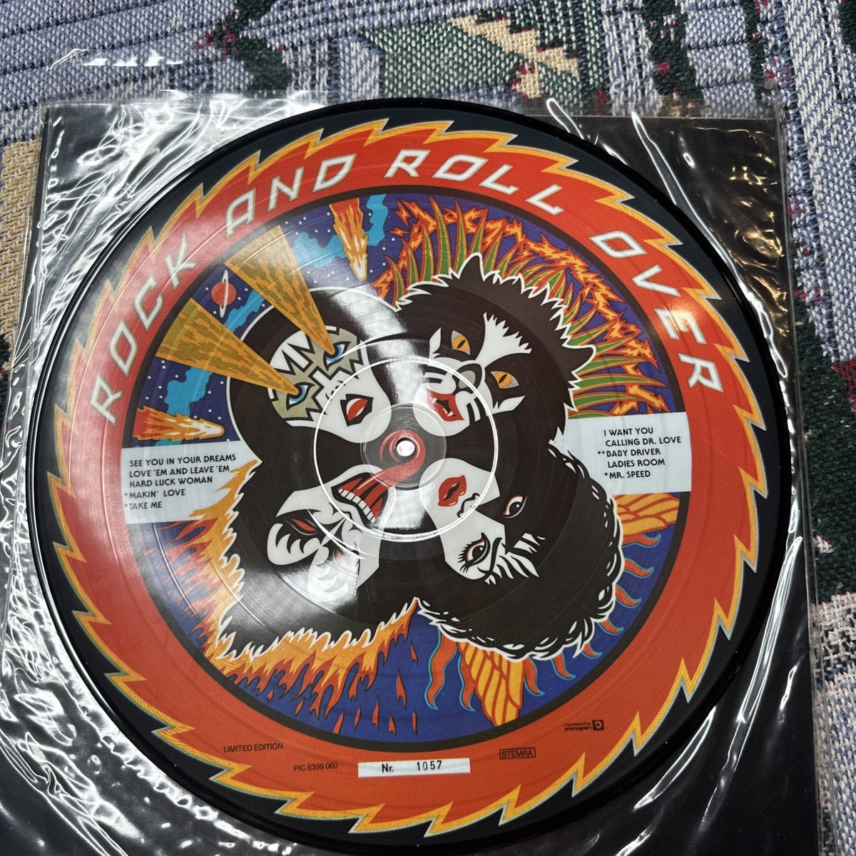 KISS Rock And Roll Over Picture Disc #1057 1986 Release | eBay
