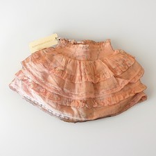NWT LoveShackFancy Billie Skirt 2/3Y Apple Blossom Floral Ruffle Tiered 125