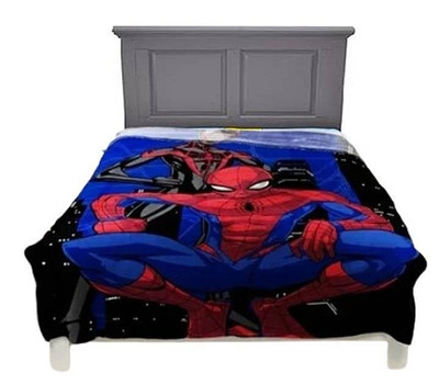 Spider-Man ''Swing into Action'' Kids 62'' x 90'' Twin/Full Blanket-W11995602567