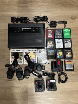 Atari CX 2600 AP Konsole - Schwarz - 10 Spiele dabei - Getestet