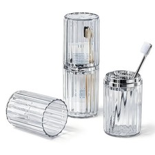 Toothbrush Travel Case Portable Travel Toothbrush Holder, Large Travel Toothb...