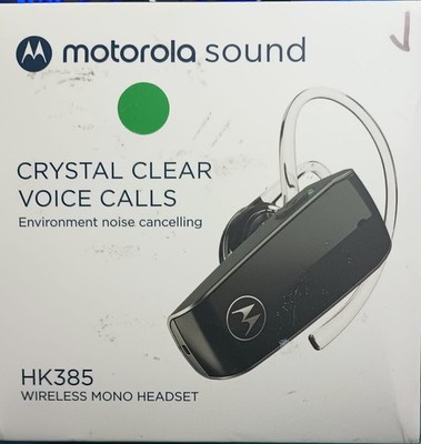 Motorola - HK385 Bluetooth In-Ear Wireless Mono Headset - Black | eBay