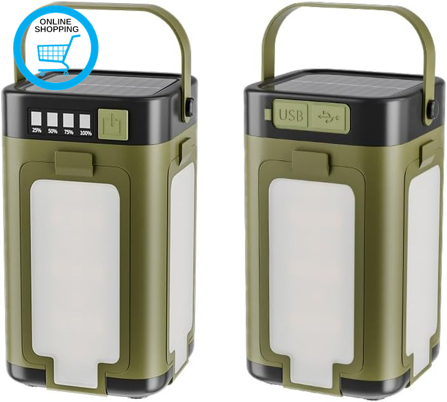 Camping Lantern Rechargeable, Camping Lights Lamp for Tent,Atmosphere Lamp, 6 Li