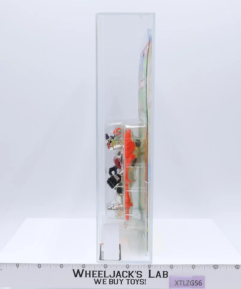 Robotic Rocksteady оранжевый в комплекте AFA оценка 80 80/85/85 TMNT 52-Back Playmates - Изображение 4 из 4