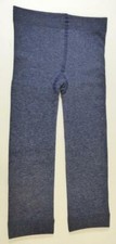 Cozy Girls Tights Fleece Lined Footless Navy Heather Small Sz 2-4 25-45 Lbs New