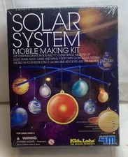 4M Kidz Labs Solar System Mobile Making Kit - New, Sealed Nos