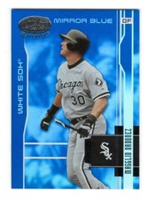 Magglio Ordonez /50 2003 Leaf Certified Materials Mirror Blue #36 Baseball Card
