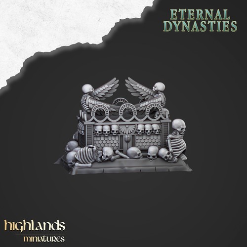 Pharao Trauerschiff, Highlands Miniatures, Eternal Dynasties - Bild 7 von 9