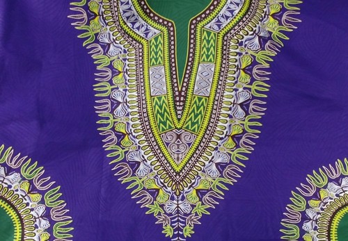 African Dashiki waxed print Brocade 